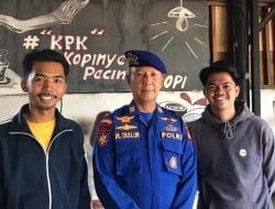 Remaja Parit Haji Abdurrahman lakukan Diskusi Ringan Bersama Polisi Perairan dan Udara