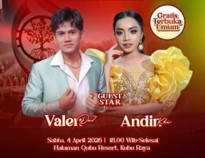 Valen DA7 Hadir Grand Final Lanceng Praben, Pertama Offair di Kalimantan Barat 