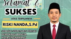 Menuju Penguatan Demokrasi Partisipatif, Riski Nanda, Didapuk Jadi Sekretaris Perisai Demokrasi Bangsa