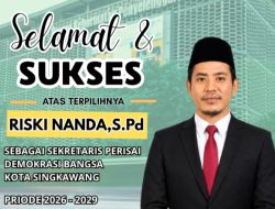 Menuju Penguatan Demokrasi Partisipatif, Riski Nanda, Didapuk Jadi Sekretaris Perisai Demokrasi Bangsa