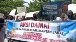 Gelombang Dukungan Menguat, Warga Kalbar Kawal Program Prioritas Pemerintah