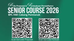 Senior Course Nasional 2026 Digelar di Pontianak, BPL HMI Buka Pendaftaran BPL HMI Pontianak Buka Pendaftaran