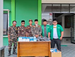 Kabut Asap Makin Pekat, GP Ansor dan Banser Ketapang Bagikan Ribuan Masker di Sejumlah Titik
