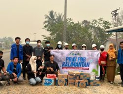 PMII Ketapang Bersama Banom NU dan Aliansi Pemuda Salurkan Logistik serta Bagikan Masker