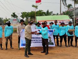 ‎Relawan anti api dan asap Bersama  Aliansi Mitra SPPG Tangani Karhutla di Sungai Besar