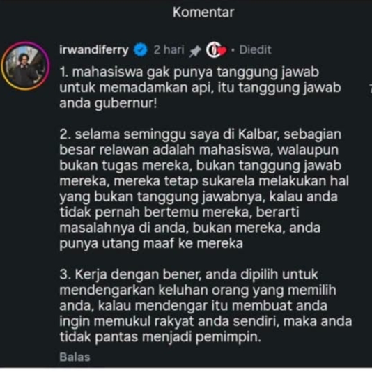 Karhutla Kalbar 